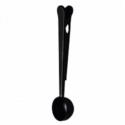 Wewoo 5pcs cuillère à café cuisine multifonction avec clip en acier inoxydable thé tasse à mesurer à (noir) 