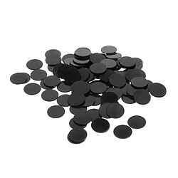 25MM barillet en plastique Coin Chip Money 100 barils un avion baril Boundless Black pas cher