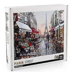 Universal 1000 pièces rue des fleurs de paris puzzle bricolage puzzle jouets assemblage photo deco pas cher