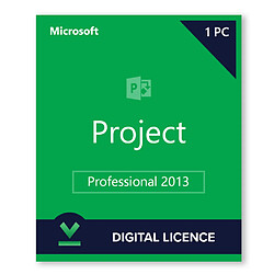 Microsoft Project 2013 Professionnel - Licence numérique - Logiciel en téléchargement 