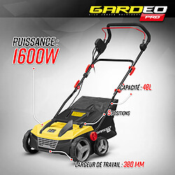 Gardeo Pro Balayeuse pour gazon synthétique 1600W - 38cm