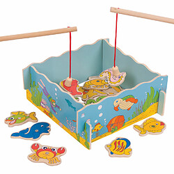 Bigjigs Toys Jeu de pêche magnétique en bois 