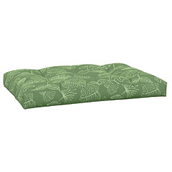 Acheter Maison Chic Coussin Confort | pouf | Coussin de palette à motif de feuilles 120x80x12 cm Tissu -GKD36906