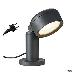 Borne extérieure SLV ESKINA anthracite, Hauteur 30 cm avec LED variable intégrée