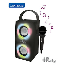 Lexibook Enceinte Bluetooth® portable avec micro et effets lumineux