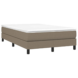 Avis Sommier à lattes,Cadre à lattes de lit pour Adulte Taupe 120x200 cm Tissu -MN72498