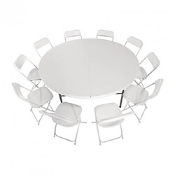 Acheter Table pliante ronde 1,8 m - Bolero