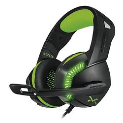 ? Casque Gaming 3Go Droxio Leyon-Prise USB Câble 3,5Mm Microphone 2,1M Noir/Vert