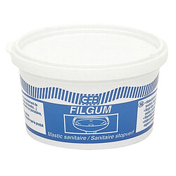 mastic sanitaire d'étanchéité filgum - pot de 500 grammes - geb