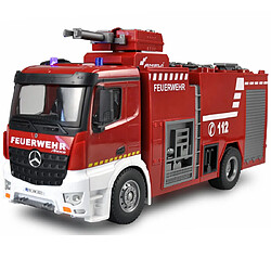 Amewi Camion de Pompier Télécommandé Fourgon Pompe-Tonne FPT 1/18 ème RTR 2.4 Ghz