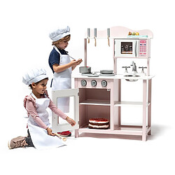 Ataa Cuisine pour enfants en bois avec accessoires Couleur Rose