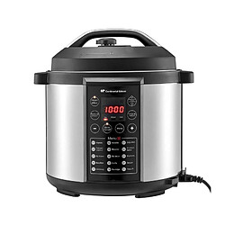 Multicuiseur sous pression CONTINENTAL EDISON CEMCSP1000I 15 programmes - 5,7L - 1000W - Noir + Inox 