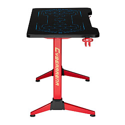 Table de jeu RGB Led NanoRS, bureau gaming, noir, 100kg max, hauteur 760mm, RS163