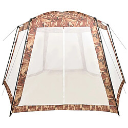 vidaXL Tente de piscine Tissu 500x433x250 cm Camouflage