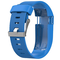 Wewoo Bracelet pour montre connectée Dragonne réglable de couleur unie FITBIT Charge / HR bleu ciel 