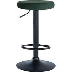 Avis Non Lot de 2 tabourets de bar Ponte velours noir