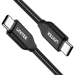 Unitek USB-C - USB-C 2 m Noir (C14059BK)