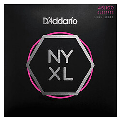 D'Addario NYXL45100 - Regular Light 45-100 - Jeu de cordes guitare basse