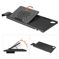 NEWTRAL LAPD, Poste de travail amovible, Panneau de table amovible, pour chaise ergonomique MagicH-BP/MagicH-BPro – Noir