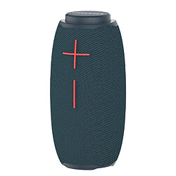 Yonis Enceinte Bluetooth Portable Étanche LED Lumineuse Support Appel Mains-Libres Enceinte Bluetooth Étanche LED Avec Haut-Parleur Mains-Libres AUX FM Vert YONIS