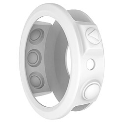 Acheter Wewoo Protection écran Étui de en silicone de montre de couleur solide pour Garmin 5 / 5S / 5X blanc