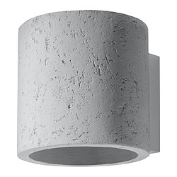 Luminaire Center Applique murale ORBIS ciment gris 1 ampoule Matériau : ciment Coloris : gris Dimensions en Cm : 12 x 10 x 10 Nombre d'ampoules : 1 Type d'ampoule : G9 Puissance en Watts (W) : 40 Ampoules incluses :