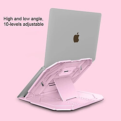 Acheter Wewoo Support de refroidissement multifonctions de conception creuse T3 avec angle réglable sur 10 niveaux pour ordinateurs portables, MacBook, iPad, téléphones mobiles (blanc)