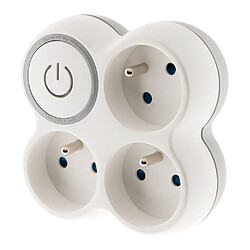 Avis Multiprise 3 prises avec interrupteur - Triplite - 3x16A - Blanc/Gris - Zenitech