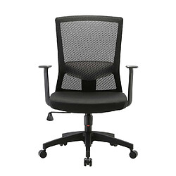 Mendler SIHOO chaise de bureau, dossier ergonomique en forme de S, soutien de la taille réglable et respirant ~ noir