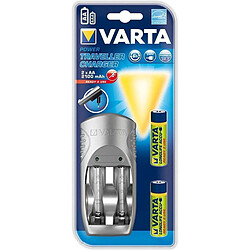 varta - 57069101421 varta - chargeur de piles avec 2 piles aa - 57069101421