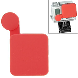 Wewoo Rouge pour GoPro Hero 4 / 3+ Casquette Silicone 