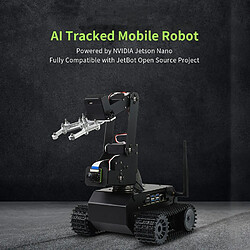 Robot A Chenille En Kit A Monter Soi Même DIY Intellegence Artificielle Caméra Grand Angle 8 MP YONIS