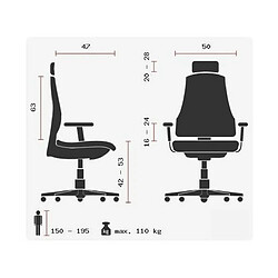 Avis Topstar Siège de bureau de qualité professionnelle HEAD POINT RS Gris / Blanc