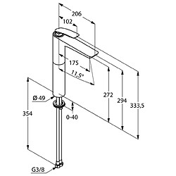 Avis Mitigeur de lavabo vasque haut Blanc BALANCE - KLUDI