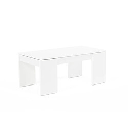 Avis Weber Industries Table basse relevable bois blanc NEWTON