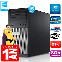 PC Tour DELL 9020 Core I5-4570 Ram 8Go Disque 2 To Graveur DVD Wifi W7 · Occasion 