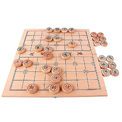 Universal Jeu de jeu de puzzle d'échecs chinois en bois avec boîte cadeau 