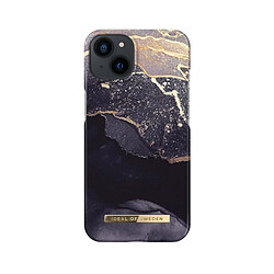 Coque iDeal of Sweden pour iPhone 14 Marbre Golden Twilight