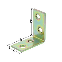 GAH Equerre fixation, galvanisé 125x22mm/K2