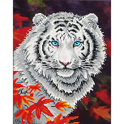 Diamond Dotz Tigre blanc en automne