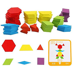 Universal Jeu de planche puzzle en bois coloré bébé Montessori jouets pour l'apprentissage des enfants