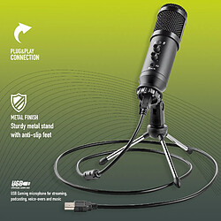 Microphone de Bureau NGS GMICX-110 Noir