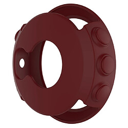 Avis Wewoo Boîtier de montre Étui de protection en silicone Smart Watchhôte non inclus pour Garmin Fenix 5 rouge foncé