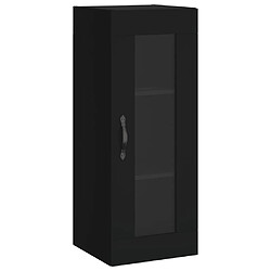 Maison Chic Armoire murale,Meuble de Rangement pour salon,cuisine noir 34,5x34x90 cm -MN64264