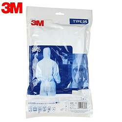 PACK Vêtements de protection à capuche Combinaison 3M 4545, Taille XL + Masque FFP3 - Contre particules sèches éclaboussures chimiques Anti-poussière pas cher