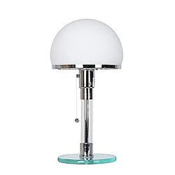 Universal Nordique chromé blanc hémisphère verre métal lampe de table maison chevet comptoir lampe pince d'art LED suspension lampe TA104 (modèle B)