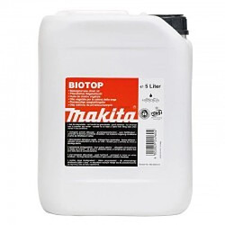 Huile MAKITA 980008611 pour chaînes tronçonneuses Biotop, bio dégradable 5 Litres 