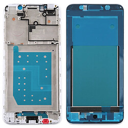 Wewoo Boitier complet Boîtier avant LCD Frame Bezel Plate pour Huawei Honor Play 7 blanc