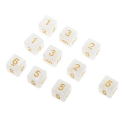 Avis 40 pièces multi-faces d6-d20 dés pour d & d jouets jouets jouets jouets blanc