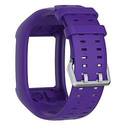 Wewoo Bracelet pour montre connectée Dragonne Sport en silicone POLAR M600 Violet